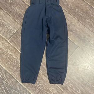 New, never worn. Boys Navy Blue Baseball Pants- Alleson Athletic